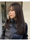 大人可愛いレイヤースタイル