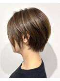 ショート/ハンサムショート/アッシュベージュ【青木】SYUK高円寺