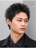 原宿メンズパーマルーズショートアクティブショートツイスパ緩め