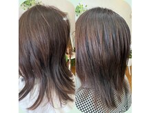 ティダ(TiDa)の雰囲気（カットカラーだけでも少しの癖毛もお水画家wるだけで質感改善♪）