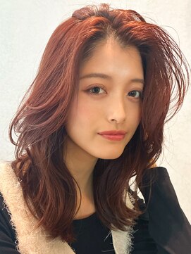 カナン 銀座(CANAAN) くびれレイヤー　毛流れ　ゆるふわウェーブ