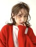 《艶カラーで美髪へ》透明感ケアカラー　￥7000→￥4800
