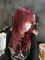 ノーヴァ バイ ボナ 前橋店(nova by bona) 【垢抜け感UP】顔まわりレイヤー×大ぶり韓国風ウェーブ24