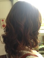 フェリシータ 緑地公園店(felicita) ショコラブラウン@くせ毛を活かしたナチュラルカールセミディ