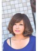 しっかりめボブパーマ