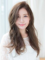 ノブヘアーデザイン 伊勢佐木町店(NOB hairdesign) 〈NOB伊勢佐木町店〉ふんわりカール韓国風巻き髪ペールベージュ