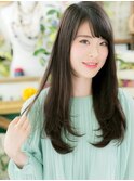 *bliss上尾*黒髪も◎斜めバング&ロングストレートa
