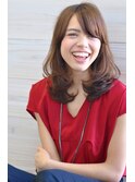 斜めバングふわくしゅニュアンス