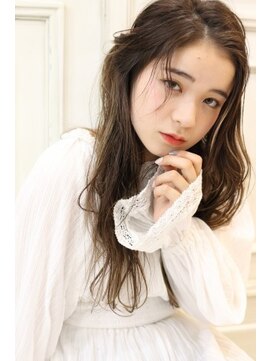 ヘアアンドメイク シークネクスト(HAIR&MAKE SeeK NEXT) 【SeeK NEXT】うぶバング×ミルクティーベージュ