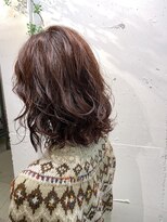 エル(EL by green)&nbsp;ミディアムスタイルXワインレッドカラー