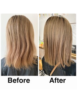 セラ バイ ユーレルム(SerA by U-REALM) ブリーチ×髪質改善　担当 森