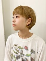 エンドリンク(endlink) ハイトーンベージュ×マッシュショート