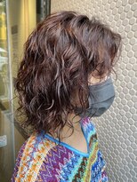 エル(EL by green)&nbsp;《tomi》スパイラルパーマ×ピンクブラウン