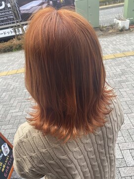 アース 町田店(HAIR & MAKE EARTH) オレンジカラー