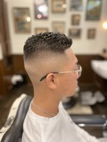 ヒロギンザバーバーショップ 神楽坂店(HIRO GINZA BARBER SHOP) スキンフェード×濡れパン