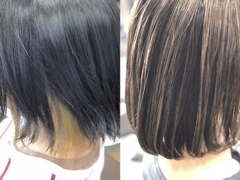 ノーマルヘアー(NORML HAIR)の写真/経験豊富なスタッフがしっかり白髪に対応します。白髪が見違えるほどツヤ髪に変身。