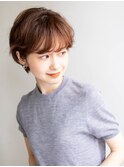 耳かけショートスタイル