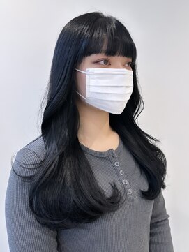 ニューヨークニューヨーク なんば道頓堀店(NYNY) 【韓国ヘア】ブルーブラック