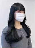 【韓国ヘア】ブルーブラック