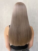 アルバム 渋谷パルコ(ALBUM)&nbsp;ホワイトベージュ_チェリーブラウンフェミニンロング_ba416572