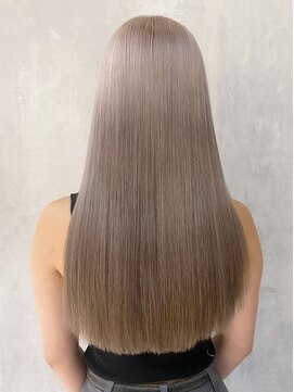 アルバム 渋谷パルコ(ALBUM) ホワイトベージュ_チェリーブラウンフェミニンロング_ba416572