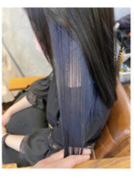 ネウィ 天王寺(newi) ◆イヤリングカラー/ネイビーブルー/ケアブリーチ/TOKIO