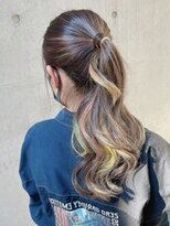 ディア(.eer)&nbsp;【校則、仕事OK♪】くくって隠せるインナーカラー☆夏カラフル☆