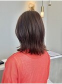 外はねボブ×まろやかベージュ