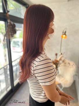 ジル アンク(Jill ankh) 《Jillankh姫路駅前》ピンクブラウン　艶髪　暖色　ダブルカラー