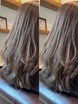 ラレイ ハラジュク(Lalei harajuku) 【ささき】ブリーチなしダブルカラー/ハイライト/インナーカラー