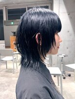 ライラ(Lyla)&nbsp;guest hair 下北沢ブルーブラックボブウルフ