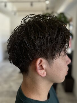 スワッグ(SWAG) メンズカット/メンズ波巻きスパイラルパーマ/シェービング