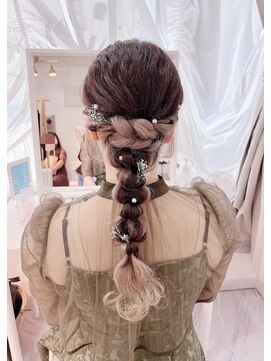 アマレット 東京駅八重洲店(amaretto) インナーを目立たせたい!編み下ろし