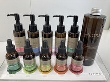 千晃美容室の雰囲気（使用商材）