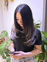 レクタ(recta)&nbsp;グラデーションカラー ブラック×シルバー 内巻き仕上げ