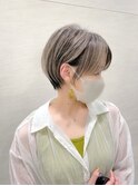 くびレイヤーショートボブ前下がりハイトーン20代30代40代