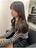 40代ミディアムヘアボブウルフカットショート小顔ワンレン