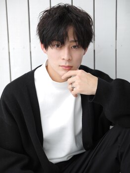 リアン なんばマルイ(LIENS)の写真/【女子ウケUP】人気の韓国マッシュもツイストパーマもお任せ！今時メンズはこなれパーマでお洒落にキメる♪