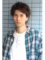 ブークル(boucle) スパイキーパーマ　アップバングショート　短めパーマ
