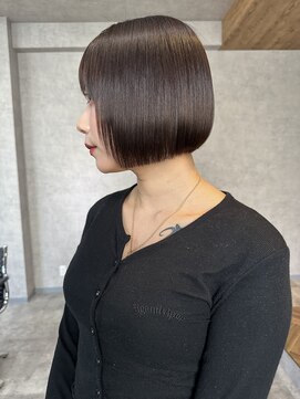 サクラ 岐阜(SAKURA) 乾かしただけで纏まるシンプルボブ! 岐阜美容室
