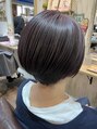 ルアナ 浦和店(Luana)&nbsp;えり足スッキリショート★白髪を生かしたカラーもおすすめです♪