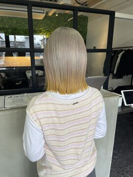 ヴィオラカラー(VIOLLA COLOR) white milk tea × yellow gradation