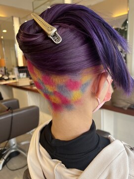 ヴァンカウンシル いわき店(VAN COUNCIL) ムラサキ×アートカラー