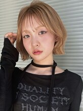 トルネード(TORNADO) 韓国ストリート感満載◎くびれボブ×シースルーバング A0804