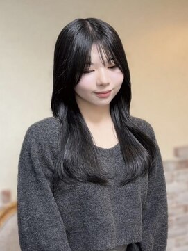 ルフレ 新宿本店2nd(Reflet) ○黒髪ロングスタイル