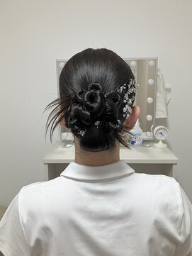 ベル(belle) ねじねじアップスタイル