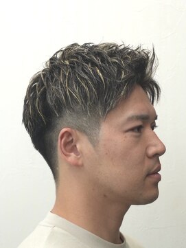 アストロ(ASTRO) メンズカット×ゴールドメッシュ/ハイライト/メッシュ/おしゃれ