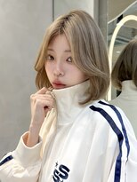 ロンドリメゾン 原宿(Lond re Maison.)&nbsp;ブリーチなし/髪質改善/大人ガーリー/ダークアッシュ/ボブ/0114