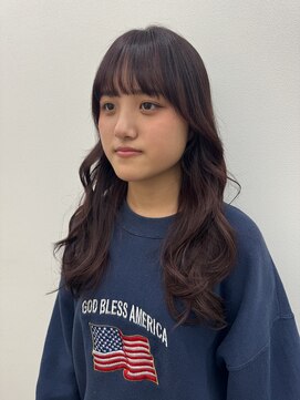 アニー 松戸(ANNI) ミディアムレイヤーカット/ダークアッシュ/似合わせカット/松戸