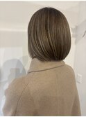白髪ぼかしハイライト